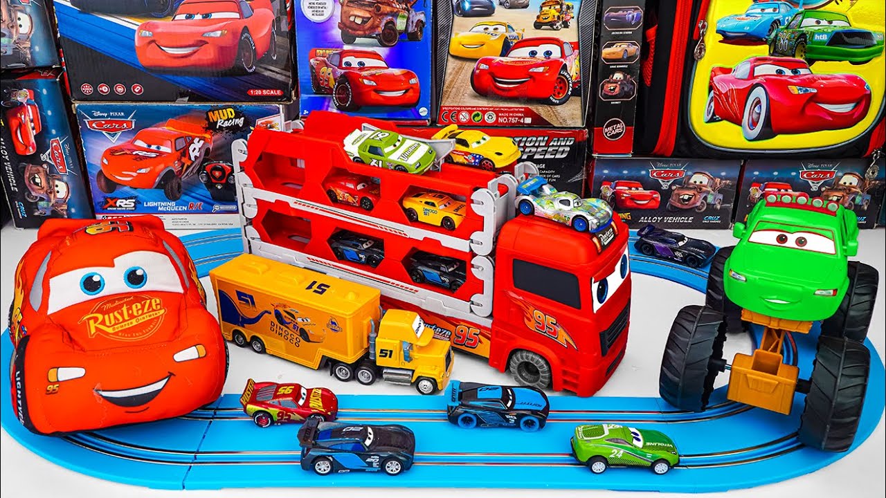 Disney Pixar Cars Unboxing Review l Lightning McQueen Bubble RC Car | Monster Truck ASMR