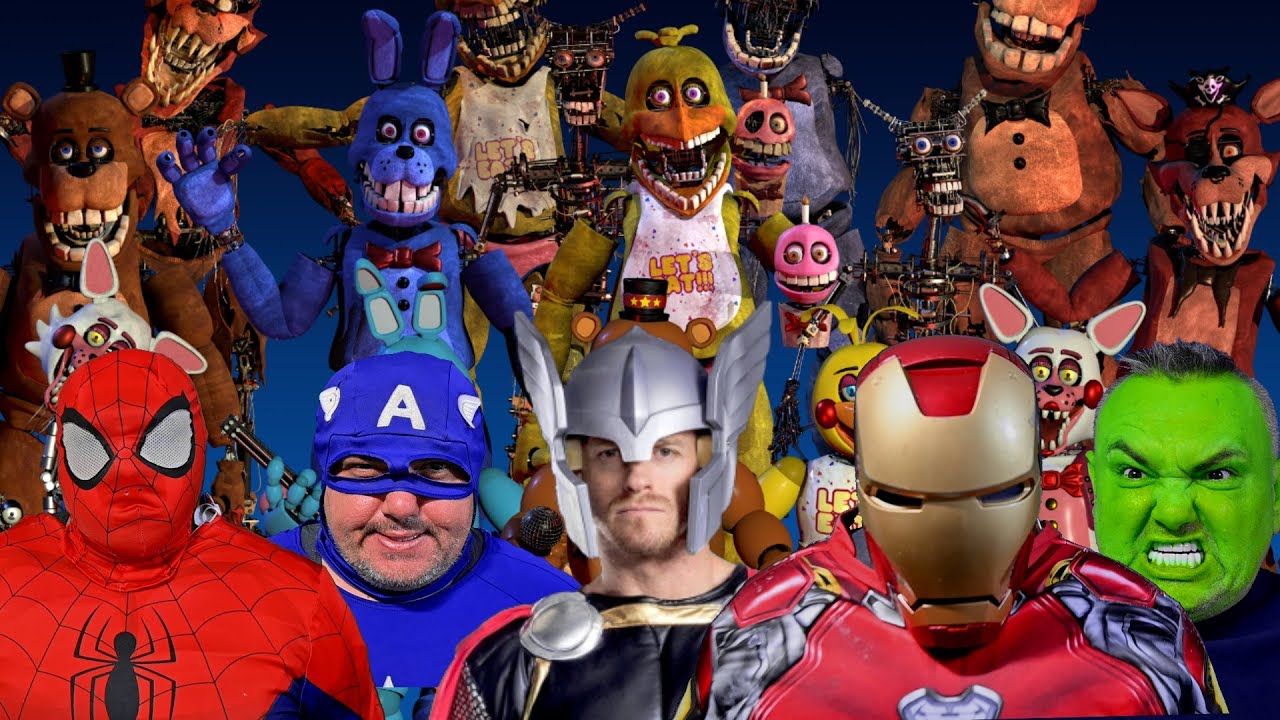 Superheroes vs FNAF 2