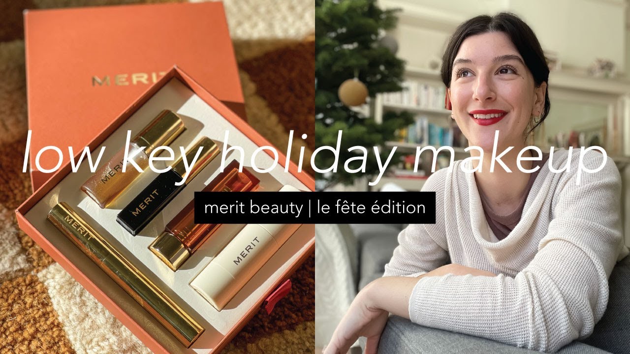 low key holiday makeup | merit beauty