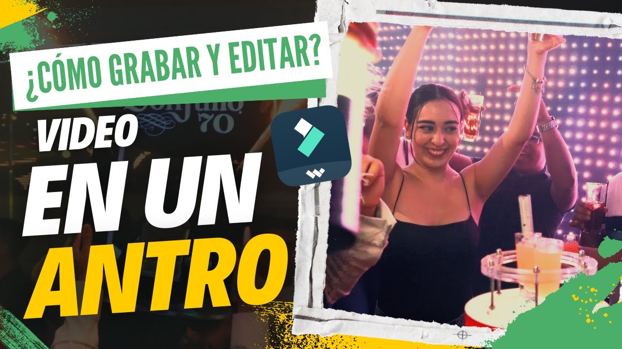 Como GRABAR y EDITAR VIDEO en un ANTRO / EDITADO con FILMORA