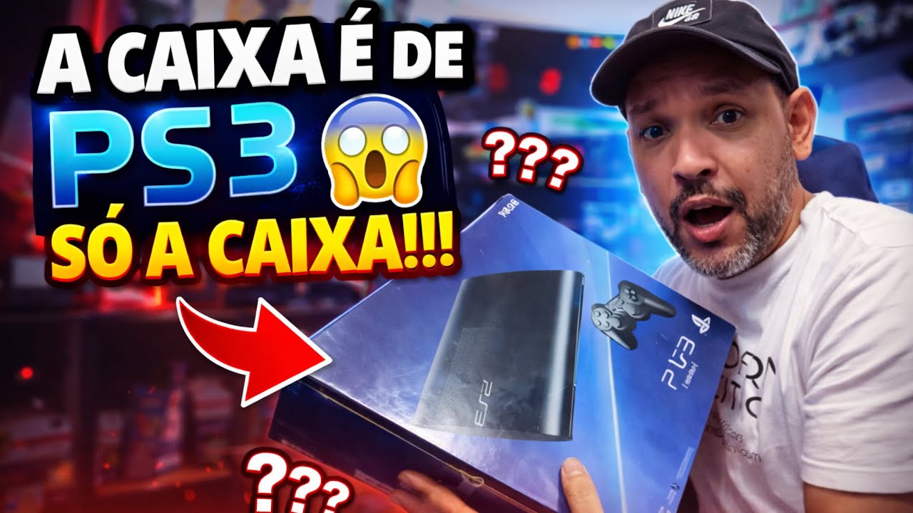 A CAIXA É DE PS3,,,SÓ A CAIXA!!!