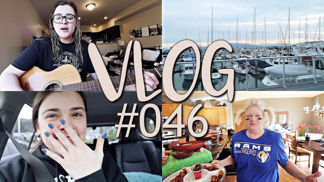 Vlog #046 || i'm moving!! plus meeting an online friend, guitar covers, and superbowl party