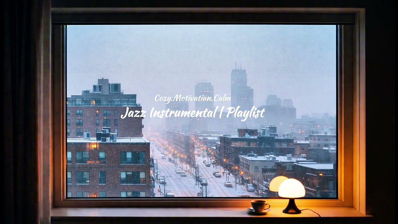 Where the City Hides in Fog | Slow Jazz & Coffee