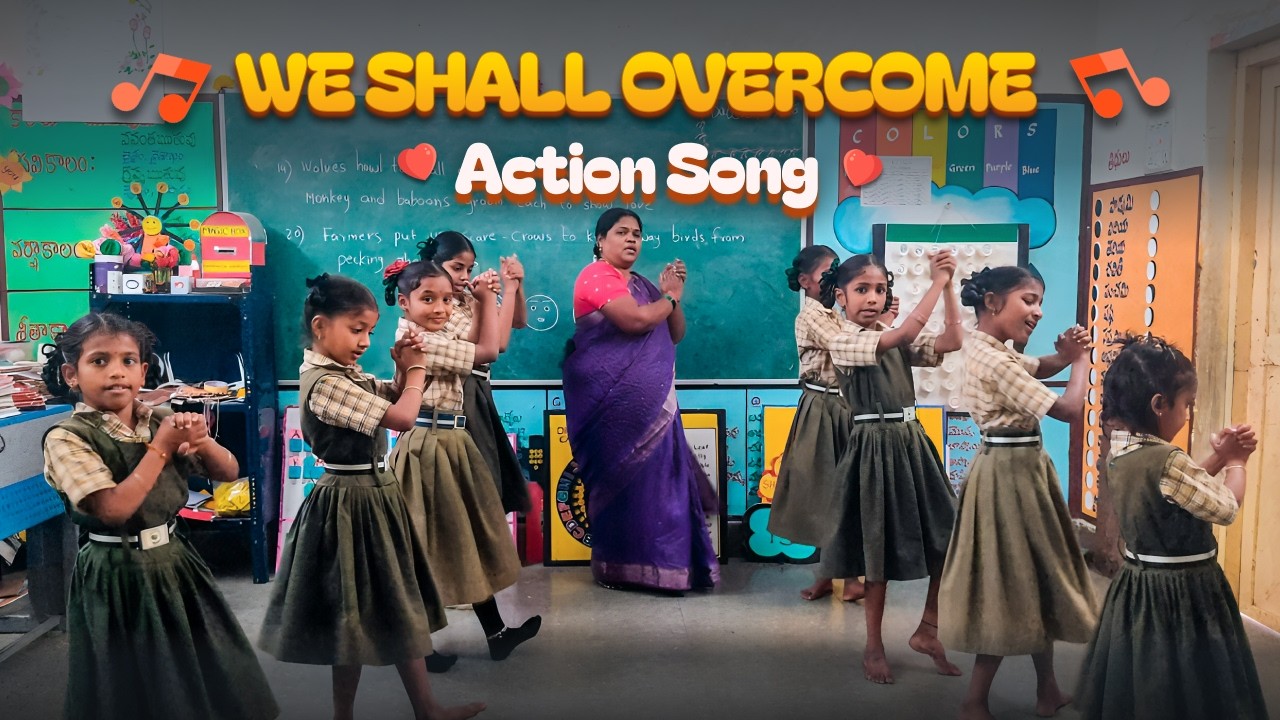 We Shall Overcome | Kids Dance 💃 & English Rhymes!