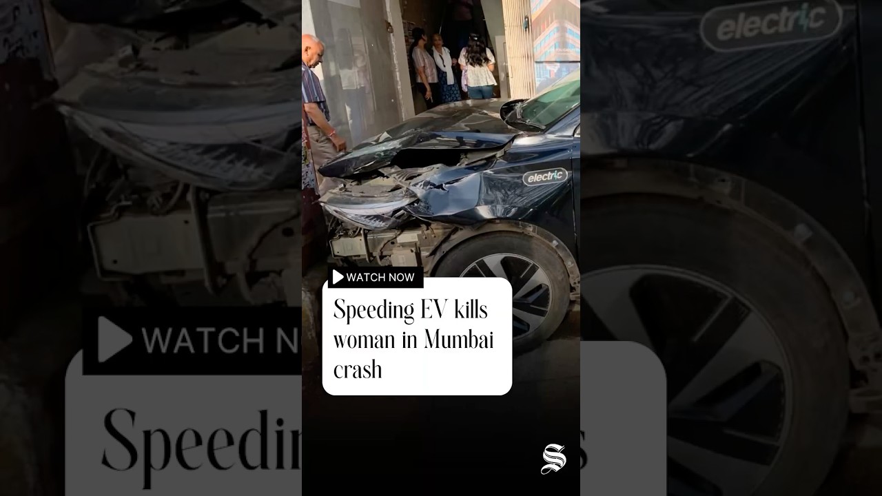 Mumbai: Speeding EV crashes into three two-wheelers in Vile Parle, woman killed, two injured