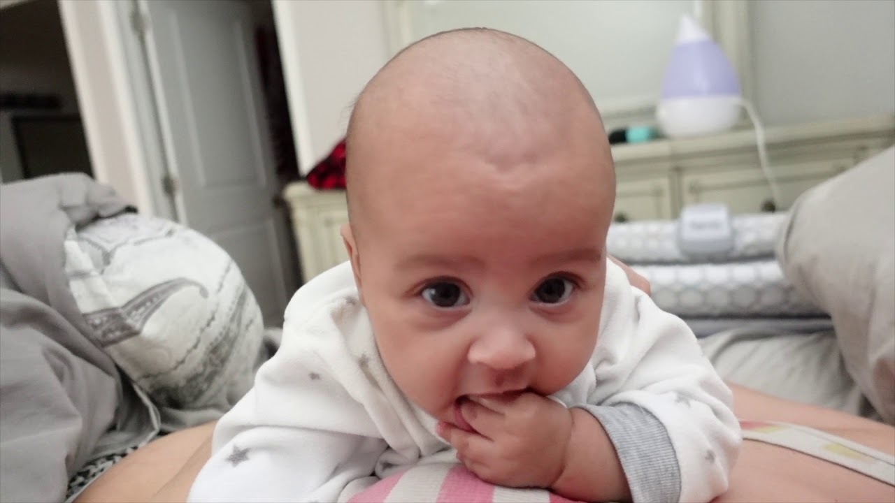 Baby Being Cute And Talking