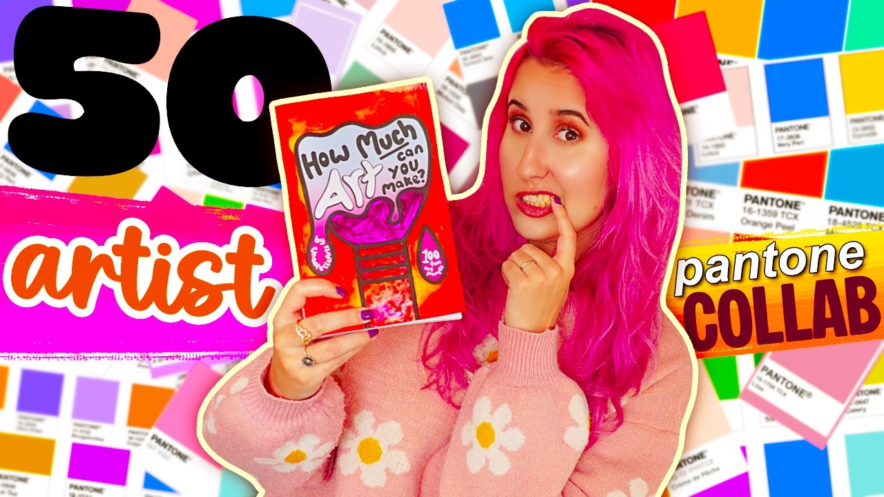 I took part in YouTube's BIGGEST Pantone Art Collab *are 2 colors really enough?*