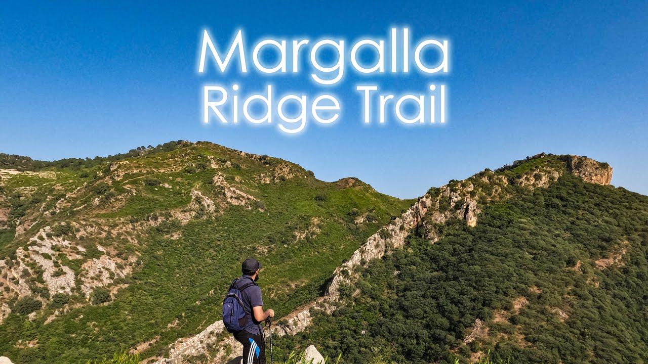 Hiking 44 km in Islamabad - Margalla Ridge Trail - Silent POV Hiking with GPS Overlay
