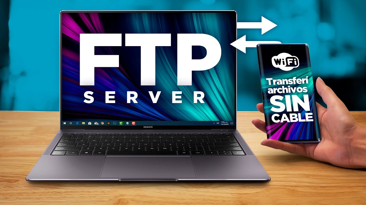 Como pasar archivos del Celular a la PC | SIN CABLES | WiFi FTP
