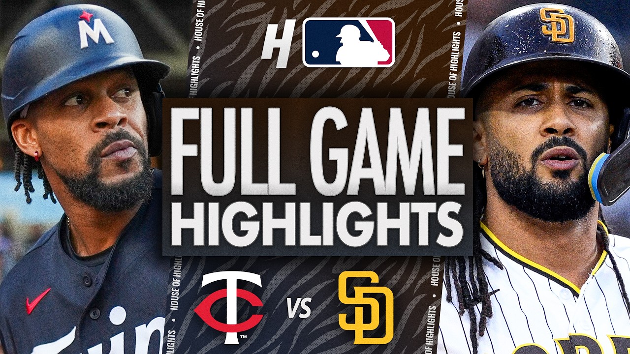 Minnesota Twins против San Diego Padres &mdash; ЛУЧШИЕ МОМЕНТЫ МАТЧА 🔥 22 августа 2026 г., сезон MLB
