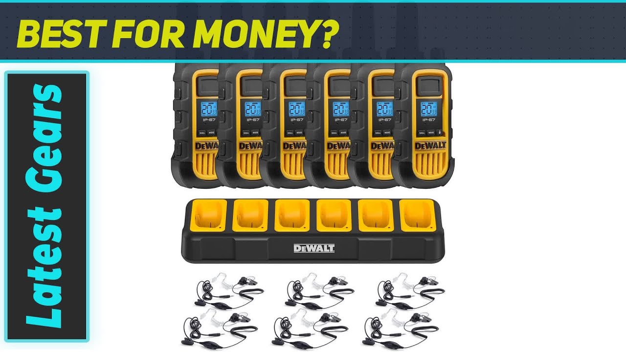 DEWALT DXFRS800 Bundle: The Best Heavy Duty Walkie Talkies for Business