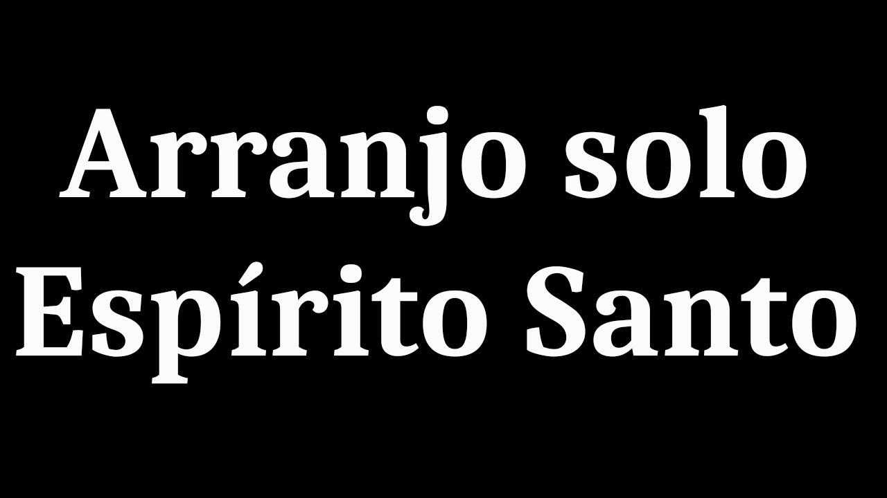ARRANJO SOLO - ESPÍRITO SANTO, FERNANDA BRUM