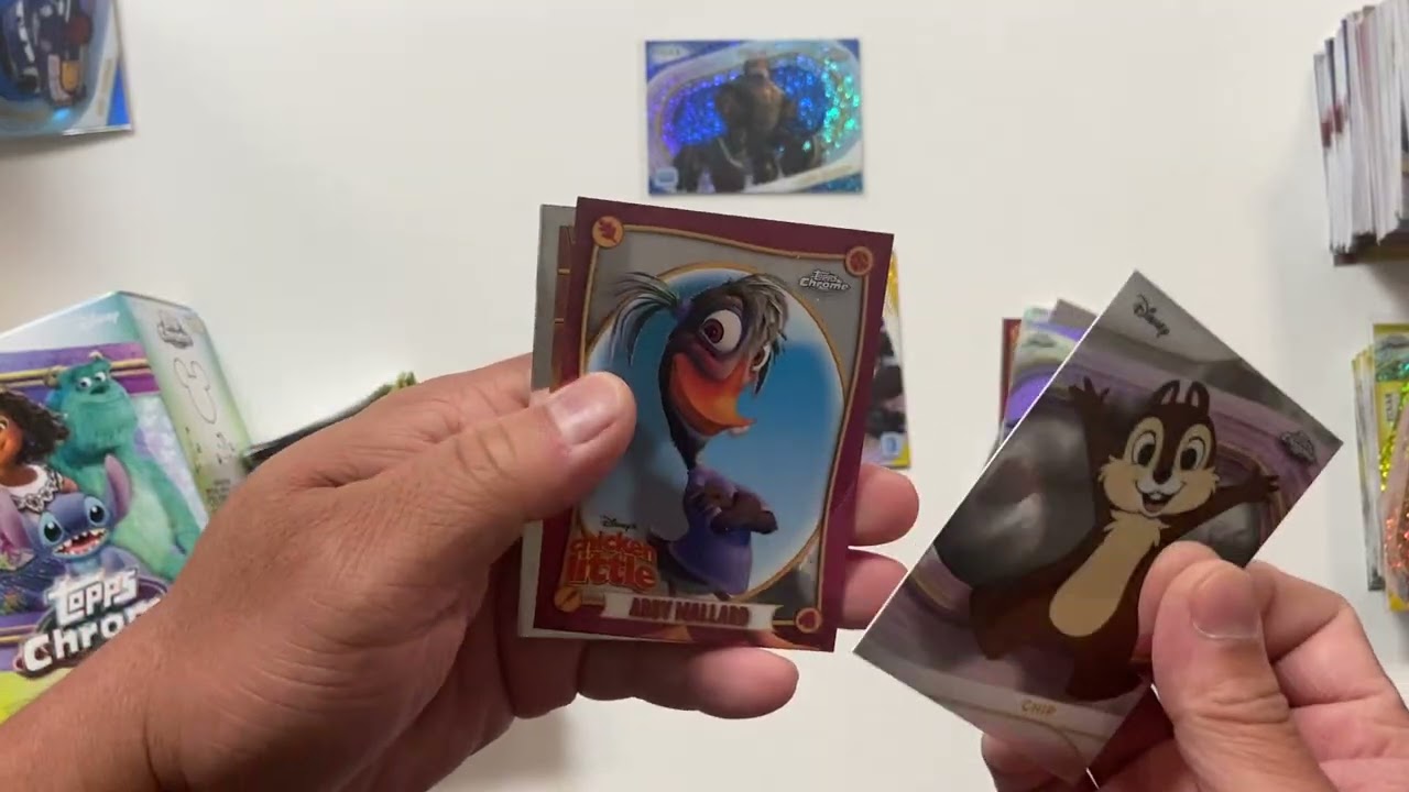 Что я получил после 17 ящиков с бластерами! Topps Chrome Disney 2025!