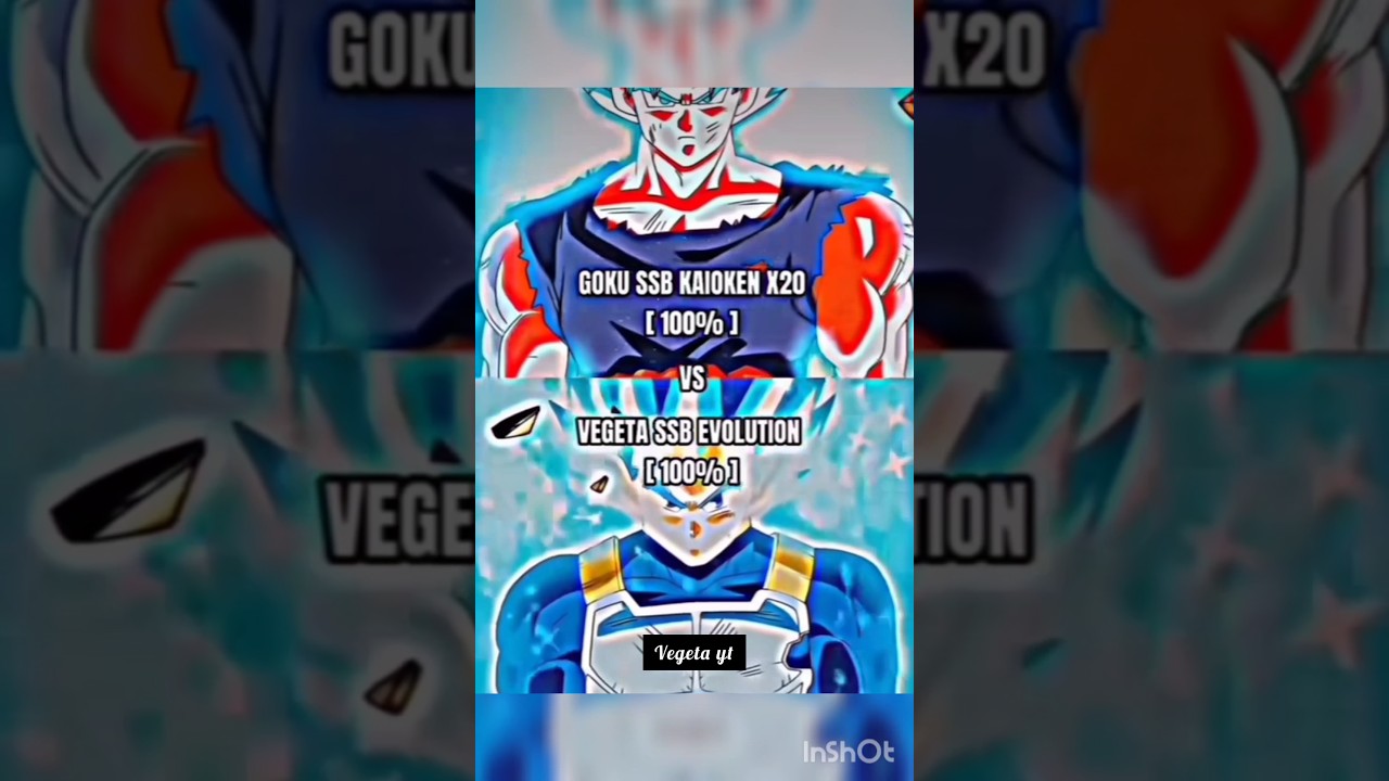 Who is stronger! Goku SSB KAIOKEN x20 Vs Vegeta SSB Evolution [100%]