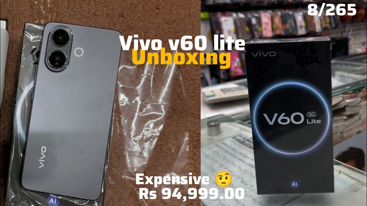Vivo v60 lite 5g unboxing||Ahmadtech 