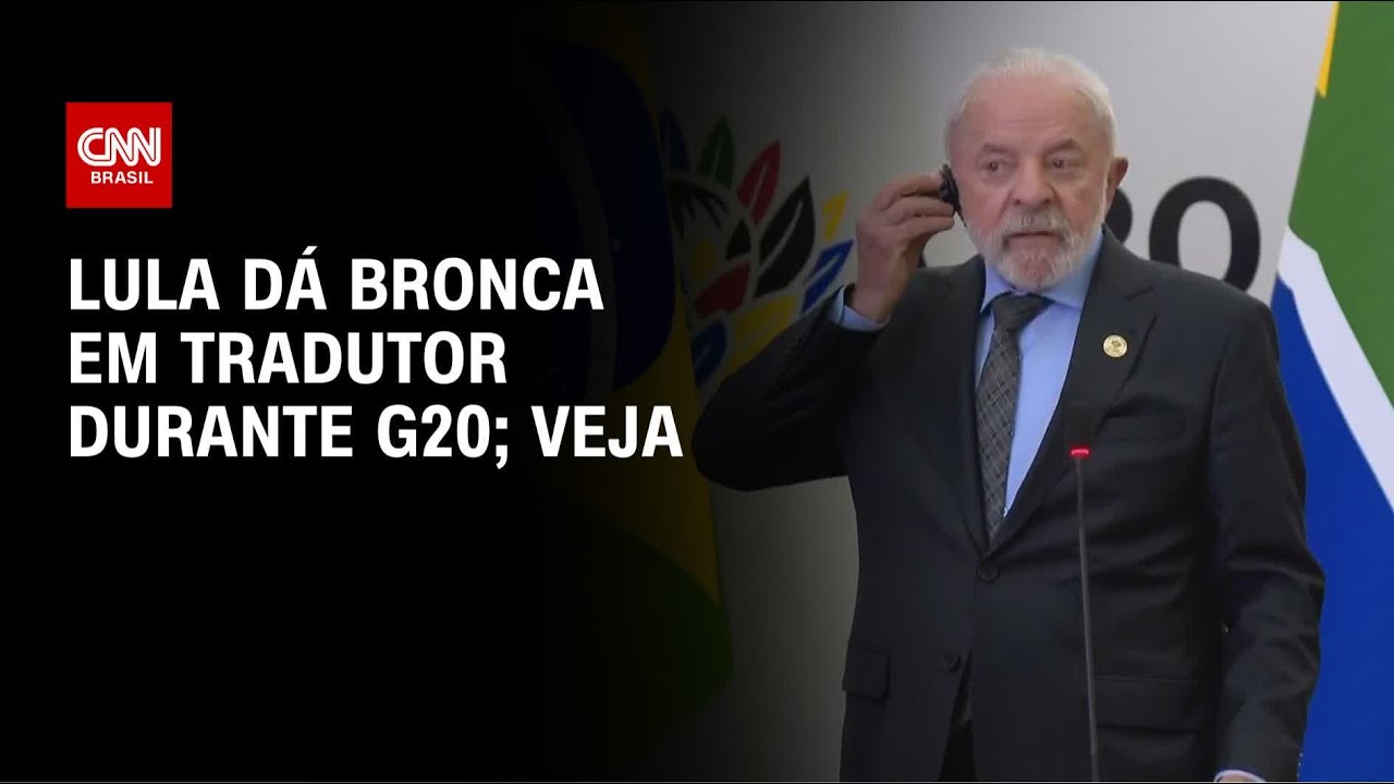 Lula repreende tradutor durante entrevista no G20 | CNN NEWSROOM