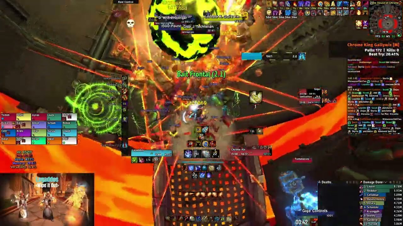 Chrome King Gallywix Mythic | Fire Mage PoV (Sunfury) | 4th Bomb