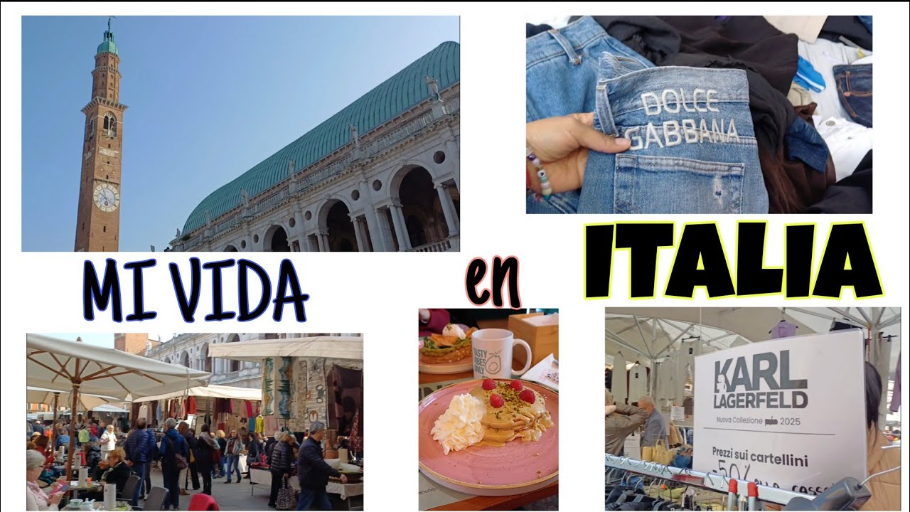 VLOG: Mercado de VICENZA, Desayuno y más | Mi VIDA en ITALIA
