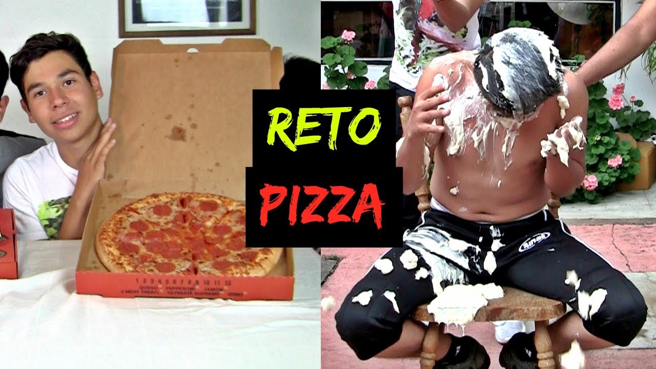 CUÁNTAS PIZZAS TE PUEDES COMER? / El que pierda baño con MAYONESA