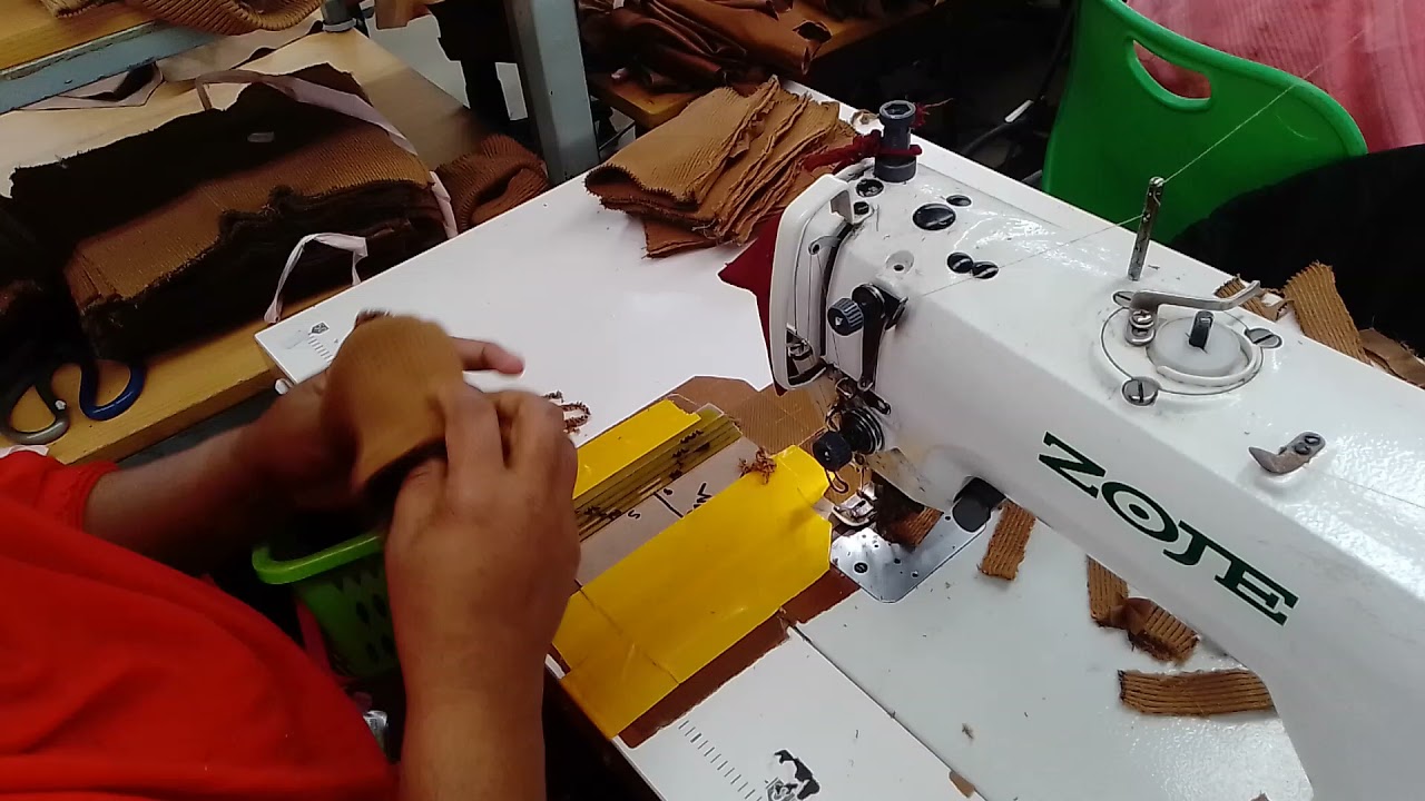 Make rib cuff with potti, fold & servicing bomber jackets excellent method