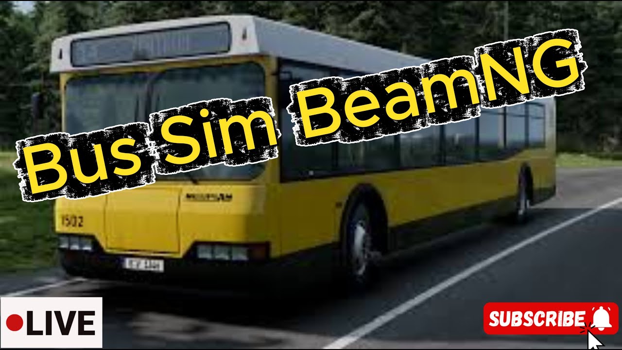 Trying NOT to crash while playing Bus sim | BeamNG