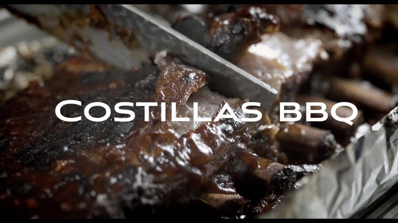 COSTILLAS BBQ Y SALSA BBQ Chef Rafael Costa Rica