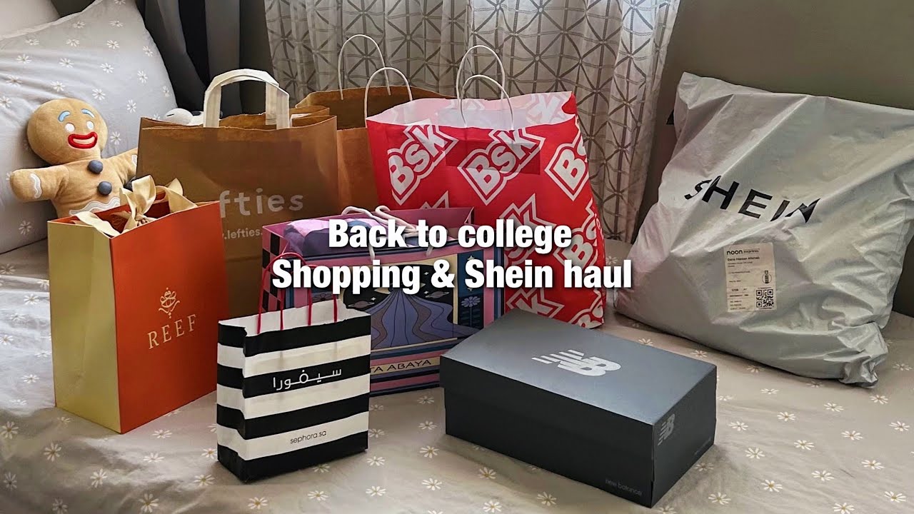 Back to college ★ مشتريات الجامعة + طلبية شي ان