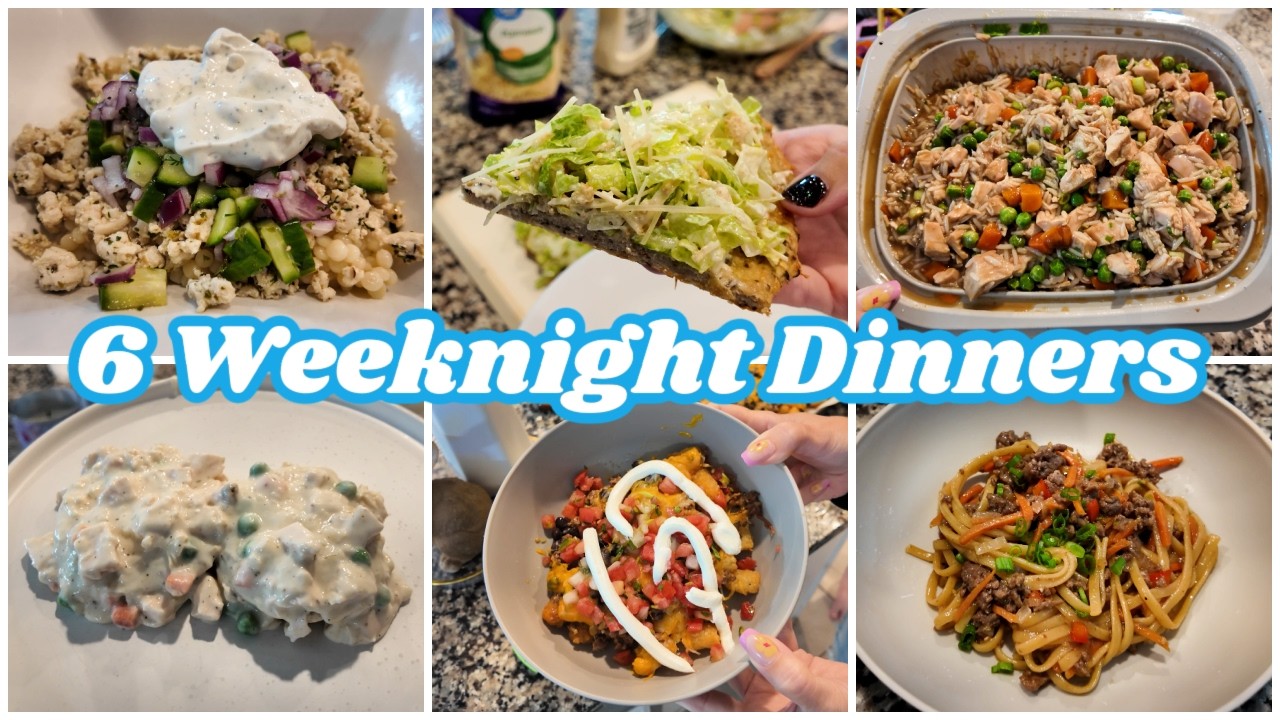 What&rsquo;s For Dinner? | 6 Weeknight Dinner Ideas | Cook With Me