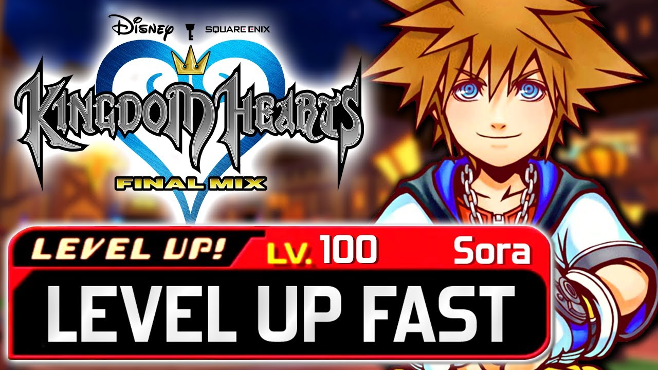 Kingdom Hearts 1 - How to Level Up FAST - Achieve Level 100!