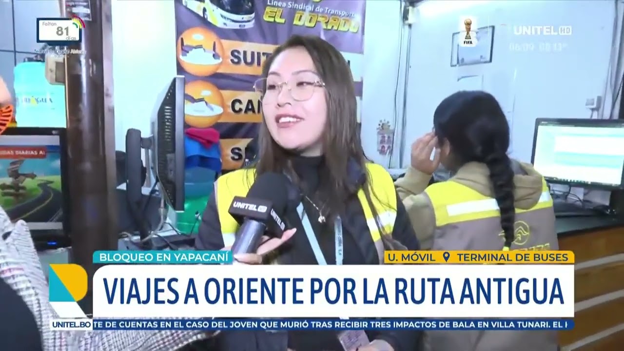 Los viajes de Cochabamba a Santa Cruz son solo por la ruta antigua debido al bloqueo en Yapacaní
