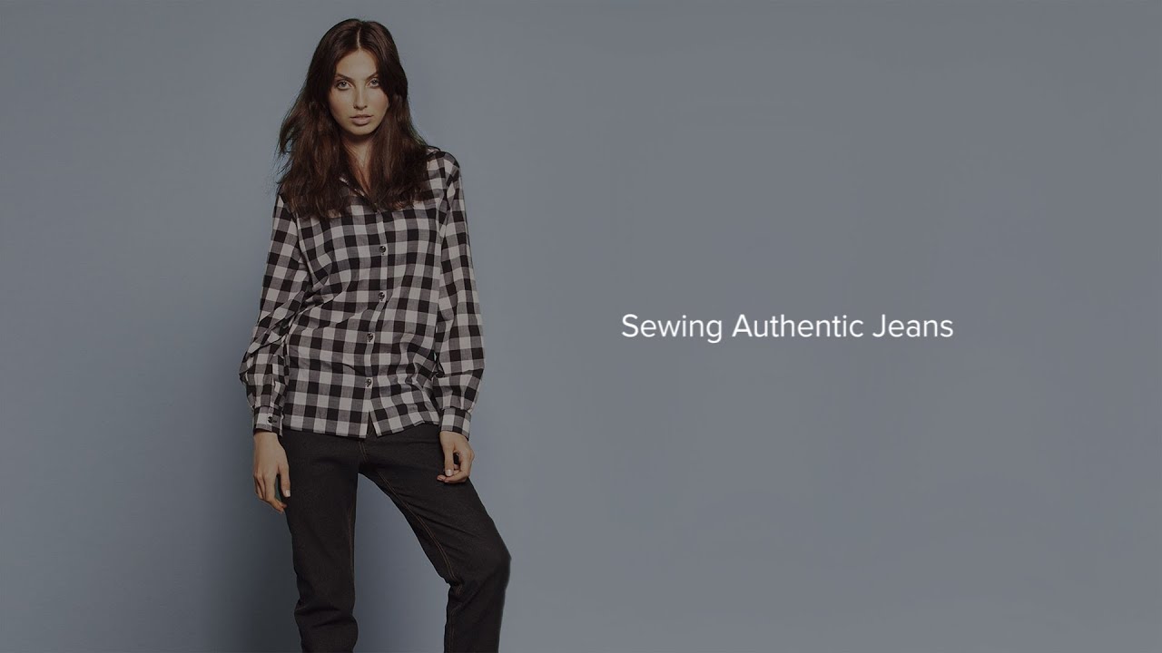 Sewing Jeans Part 3, Stitch the Fly Zip