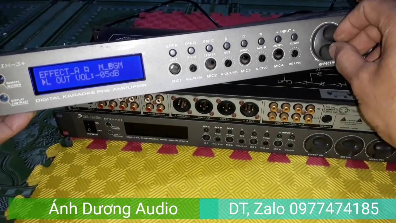 Vang 3G audio bãi Vang số chỉnh cơ có chống hú 4 chế độ ✔