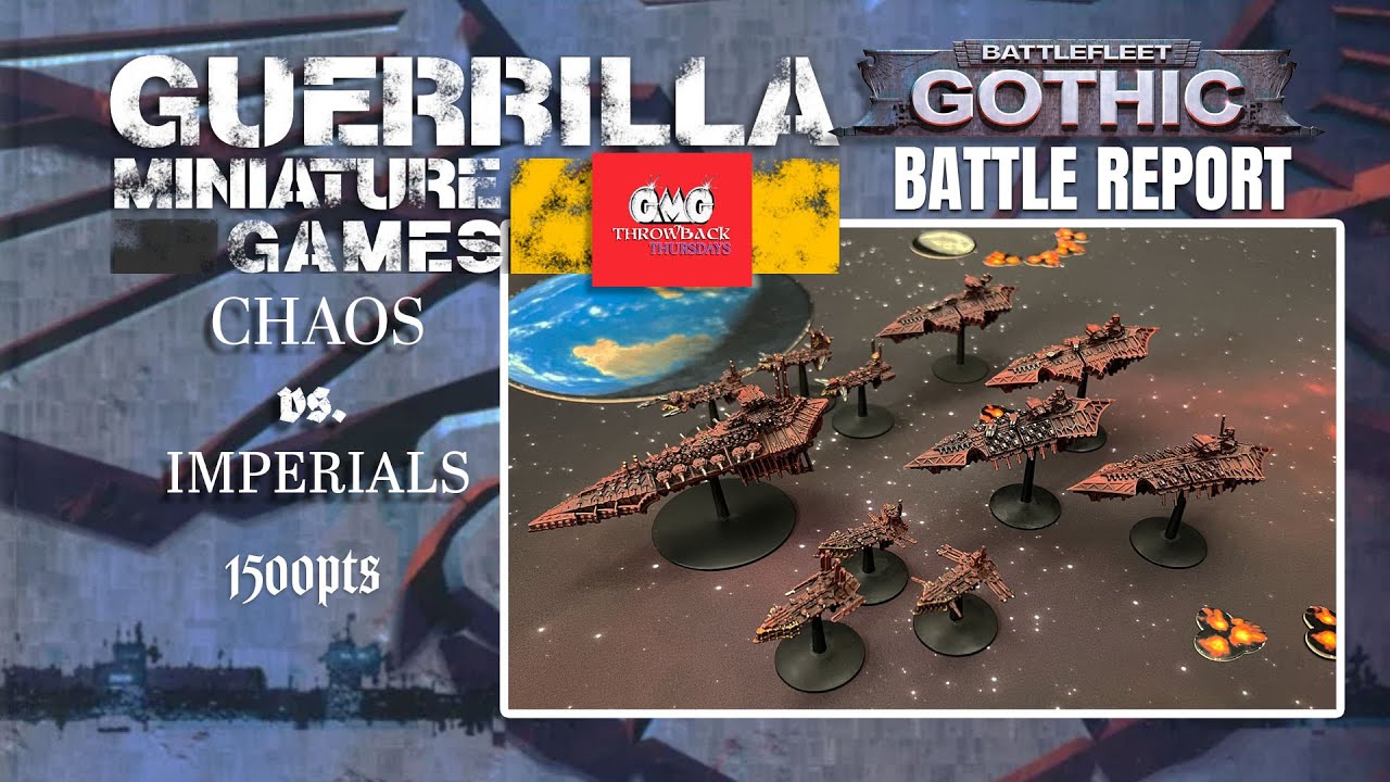 Battlefleet Gothic (1999) - Chaos vs. Imperials (1500pts)