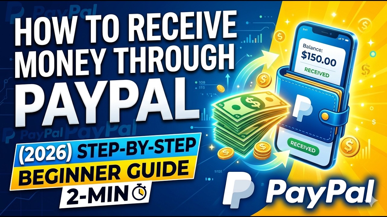 How to Receive Money Through PayPal 2026 Step by Step Beginner Guide 2 Min