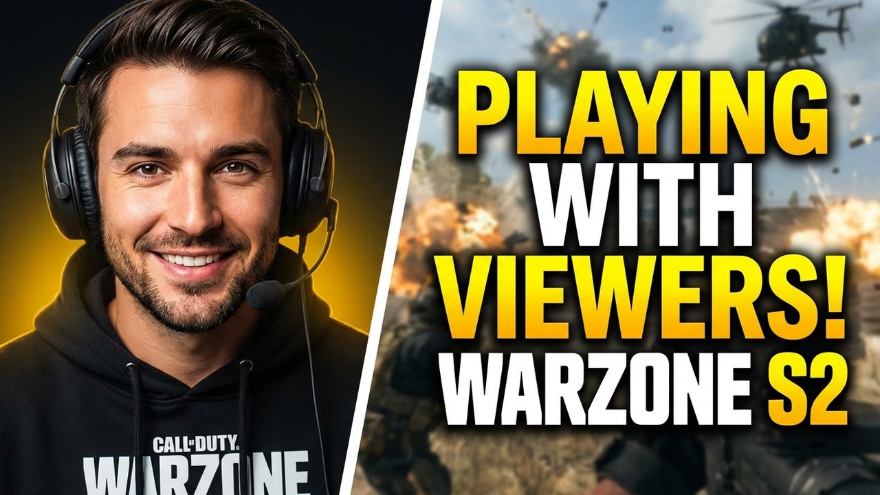 Warzone Season 2 – Playing With Viewers! 🎮