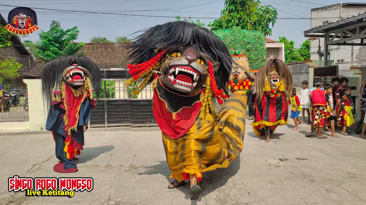 SELAMAT DATANG MESIN PENGHANCUR ! Barongan Singo RogoWongso live Ketitang | BarongBoys