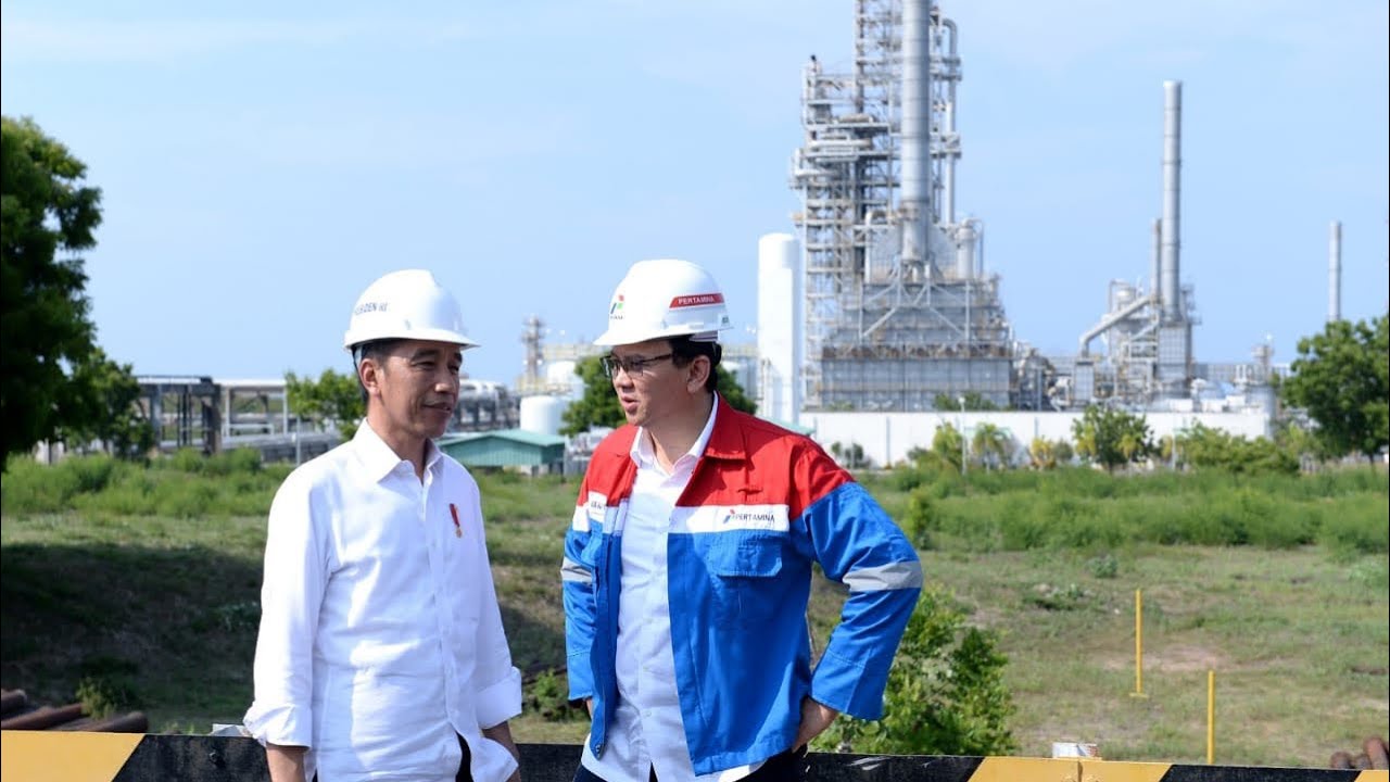 Presiden Jokowi Tinjau Kilang Petrokimia TPPI, Tuban, 21 Desember 2019