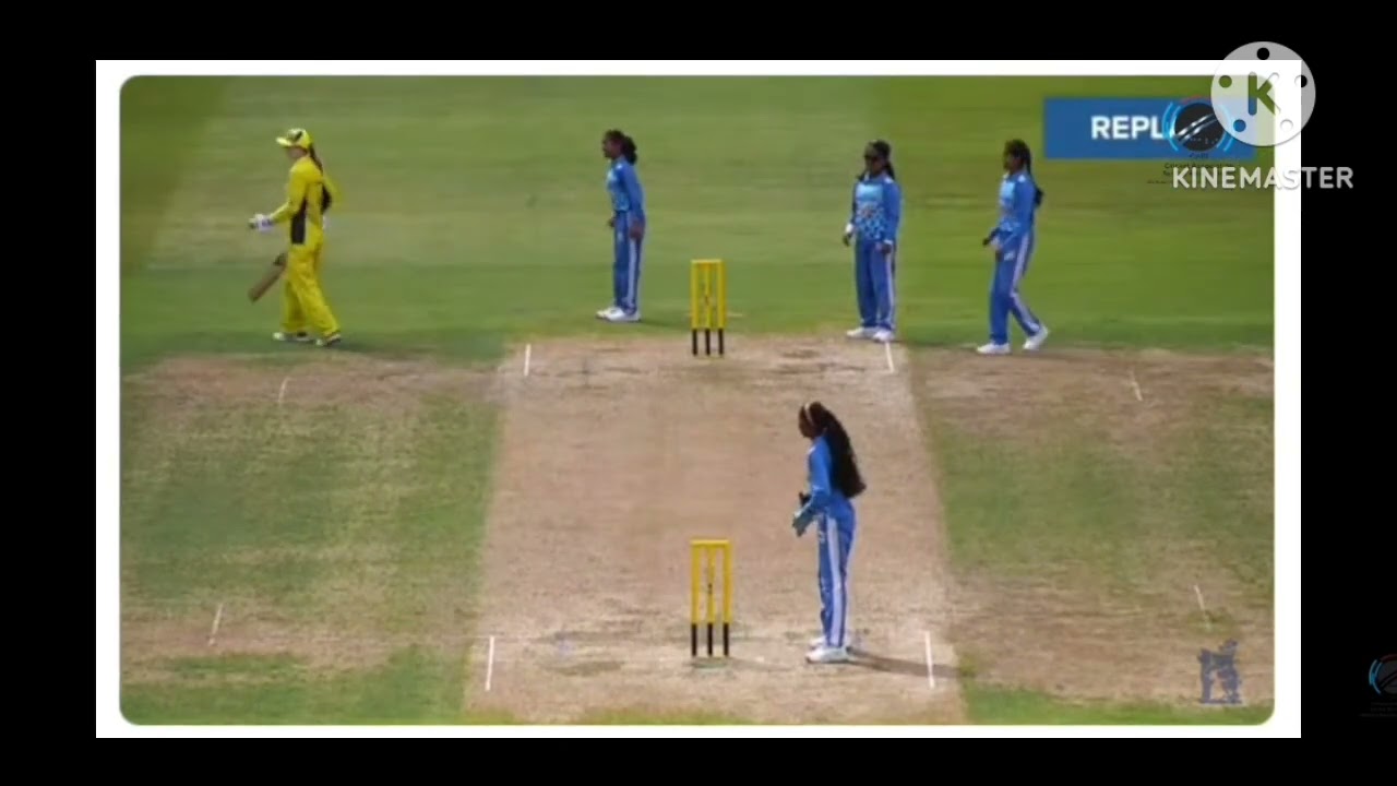 bowling by Simu Das to Australia team in final match