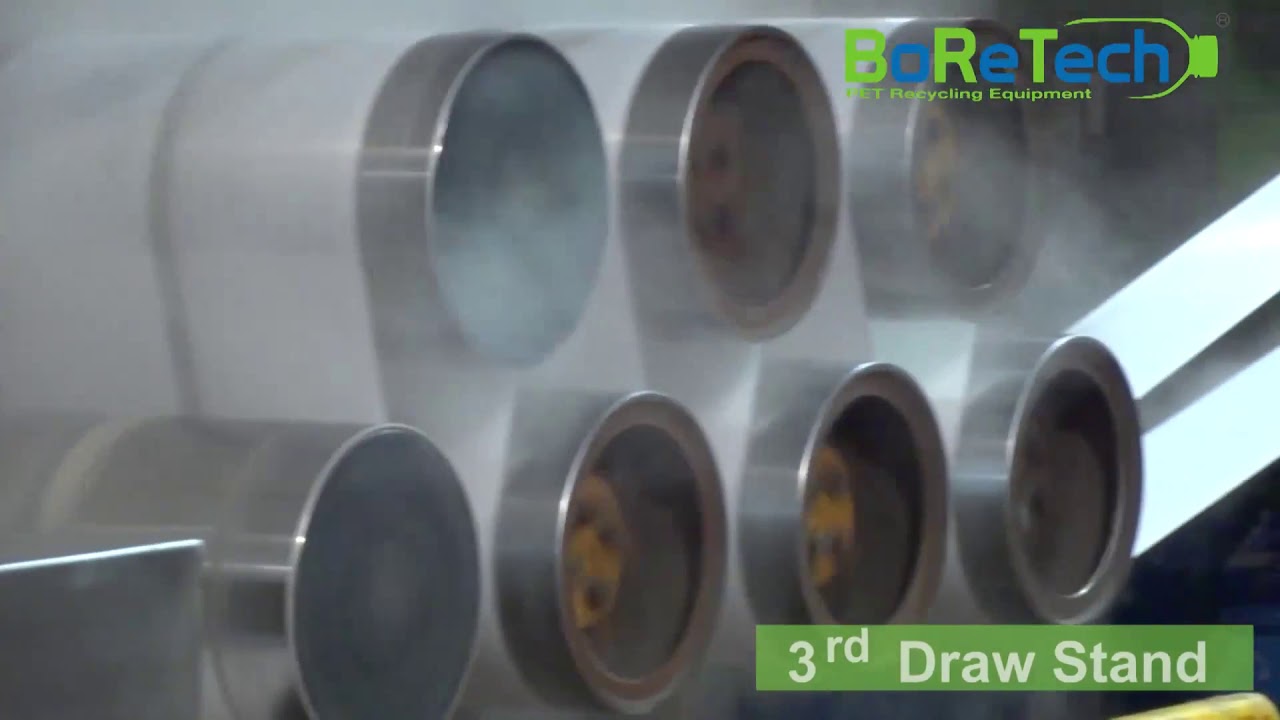 Pet bottles to fiber making machine  plant(psf) in Bangladesh