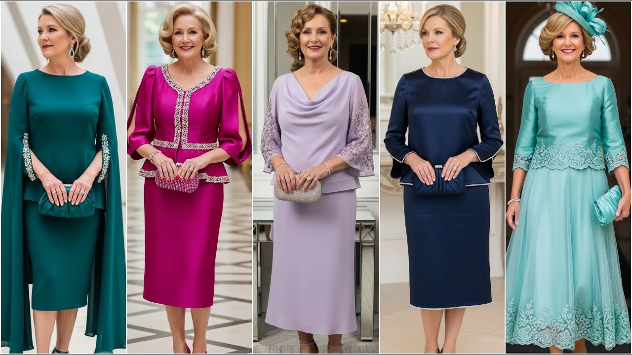 Stylish Co-Ords Dresses for Mother of The Bride - Two Piece Mother of The Bride Outfits for Over 50s