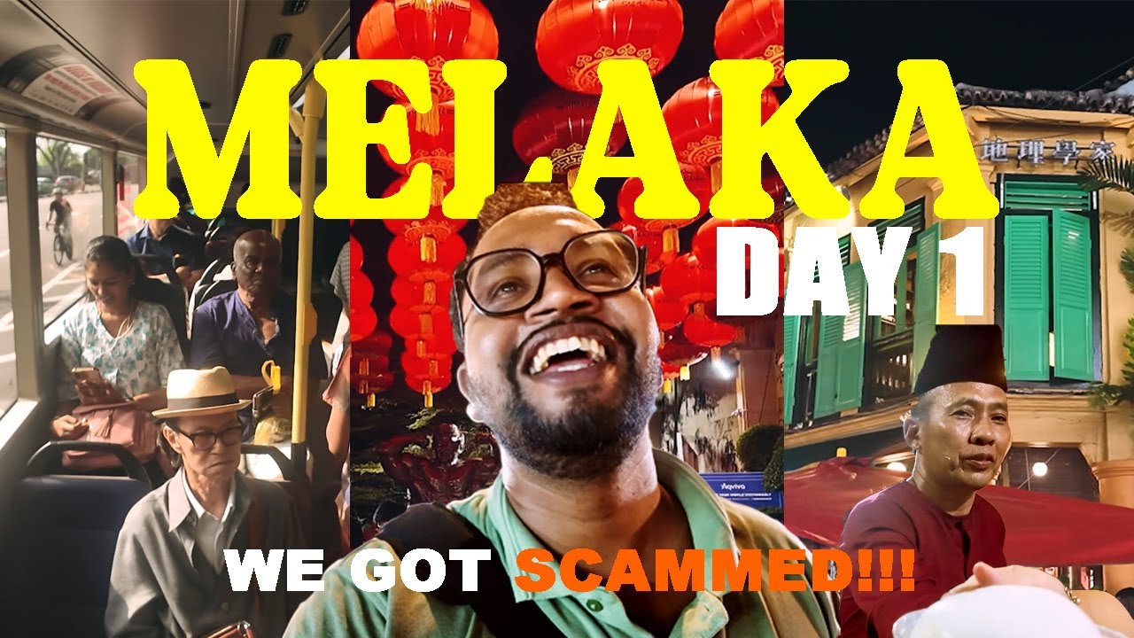 WE GOT SCAMMED! | Singapore to Malaysia by Road | Melaka Day 1 | Travel vlog