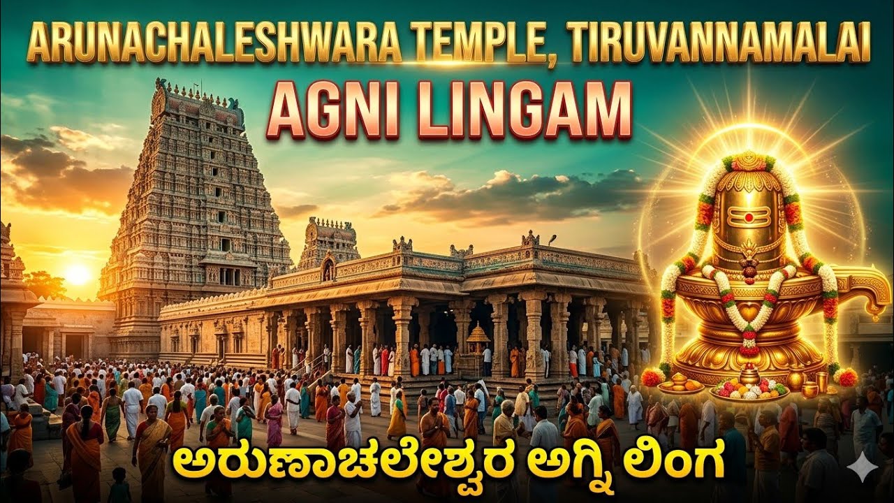 Arunachaleshwara Agni Linga |  History | Bangalore to Tiruvannamalai | Budget Trip + Stay