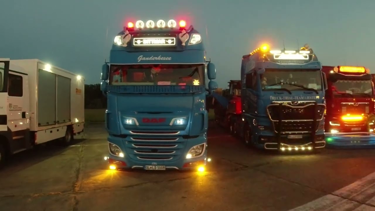 Truckertreffen Allstedt: Airbase meets Trucks & More Lichtershow