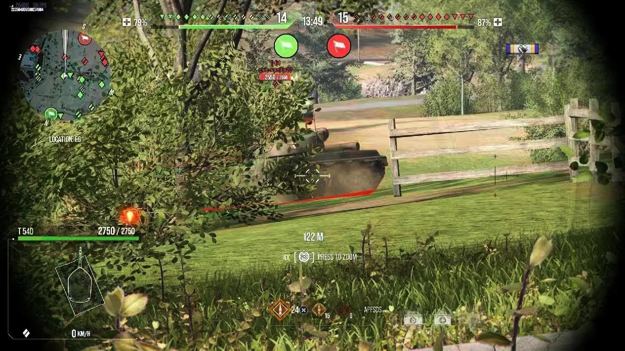 World of Tanks 7k Damage T54D