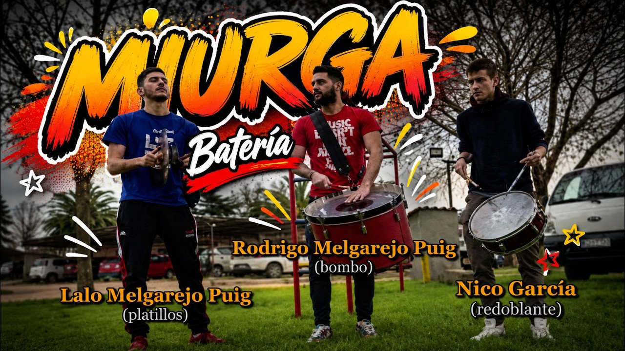 🎥 MURGA - Batería - Lalo - Rodrigo - Nico