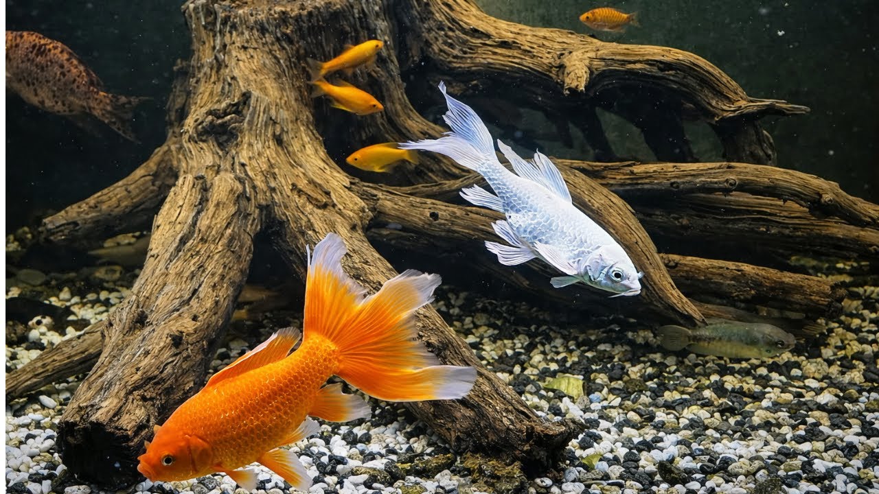 🔴 LIVE | Relaxing Aquarium Live 🌊 Soft Background Music 🐠 Calm Focus