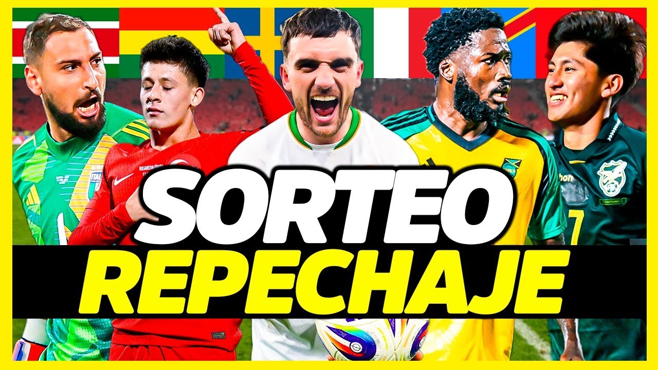 &Uacute;LTIMOS BOLETOS AL MUNDIAL: AS&Iacute; QUED&Oacute; EL SORTEO DEL REPECHAJE | &iquest;QUI&Eacute;NES CLASIFICAR&Aacute;N?
