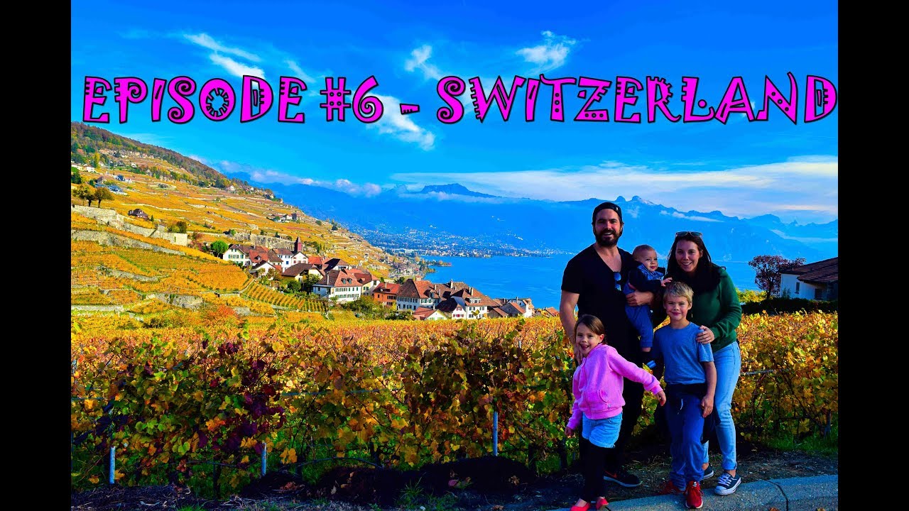 Family days out in Lausanne and Cully, Switzerland.  Train rides, lakes, beaches, mountains