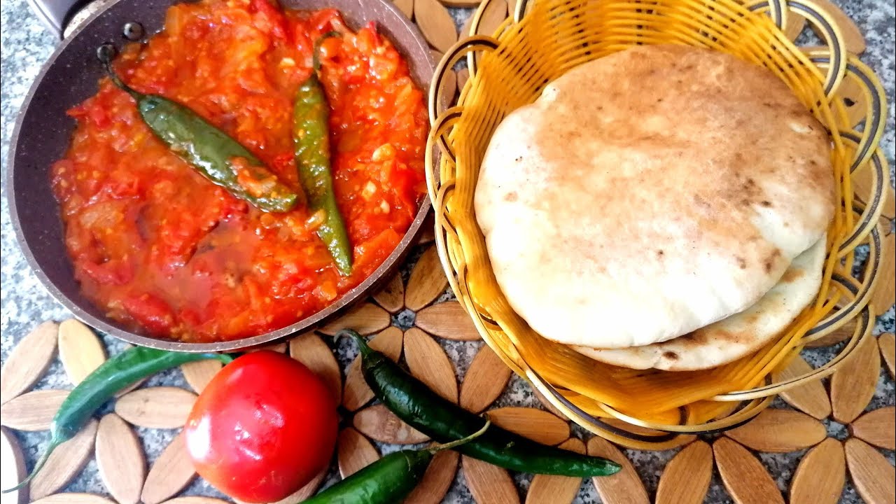 Жареные помидоры🍅Готовят в Иордании на завтрак💥Арабская кухня