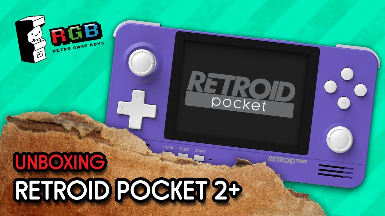 Retroid Pocket 2+ : Unboxing + Configuration - Retro Game Boys